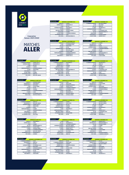 Calendrier ESTAC TROYES / MONTPELLIER HÉRAULT SC AS SAINT-ÉTIENNE / CLERMONT FOOT 63 Saison 2021/2022