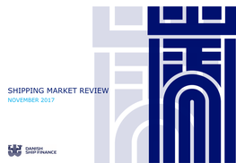 Shipping Market Review November 2017 Disclaimer