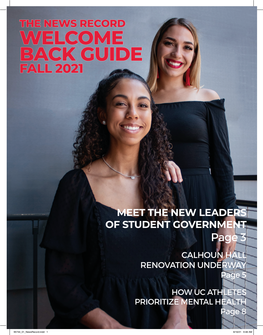 Welcome Back Guide Fall 2021