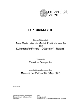 Diplomarbeit