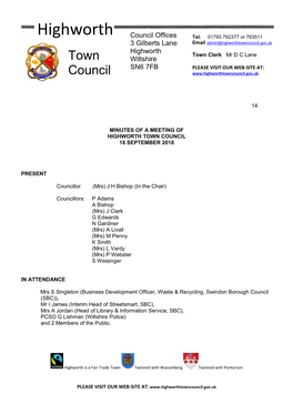 Full Council Minutes