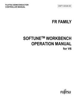 Fr Family Softune Workbench Operation Manual