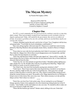 The Mayan Mystery by Pamela Mccaughey (2006)