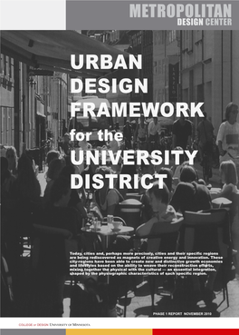 Urban Design Framework University District