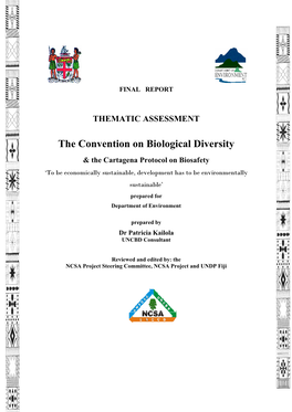 The Convention on Biological Diversity