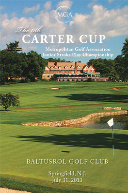 CARTER CUP Metropolitan Golf Association Junior Stroke Play Championship