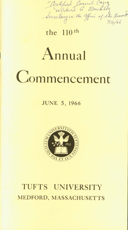 Annual Commencement