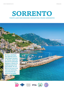 Visits and Excursions Departing from Sorrento