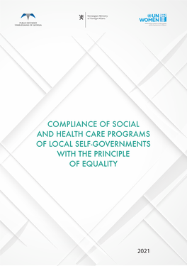Compliance of Social and Health Care Programs of Local Self-Governments with the Principle of Equality