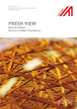 Fresh VIEW Special Edition: Austria’S Hidden Champions
