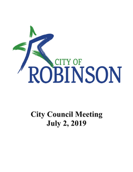 City Council Meeting July 2, 2019