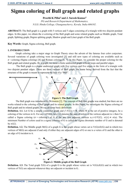 Sigma Coloring of Bull Graph and Related Graphs