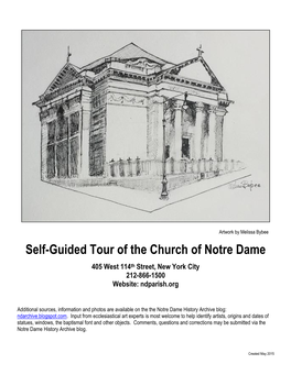 Self-Guided Tour of the Church of Notre Dame