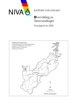 Overvåking Av Tanavassdraget Årsrapport for 2002