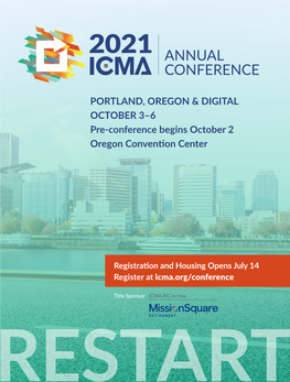 PORTLAND, OREGON & DIGITAL OCTOBER 3–6 Pre-Conference