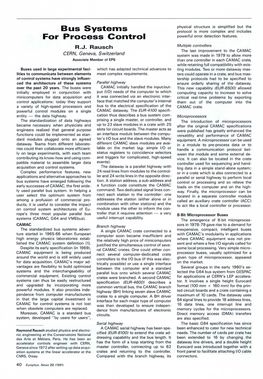 Bus Systems for Process Control