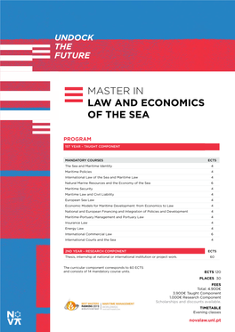 Master in Law and Economics of the Sea