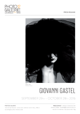 Giovanni Gastel GIOVANNI GASTEL