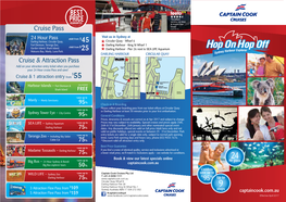 Cruise & Attraction Pass Cruise Pass