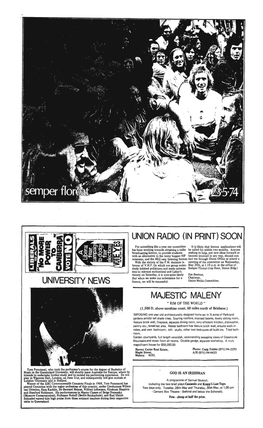 Union Radio (In Print) Soon