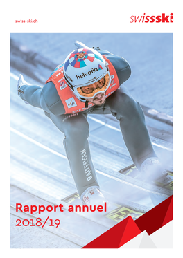 Rapport Annuel 2018/19 2 Rapport Annuel 2018/19