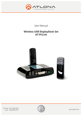 User Manual Wireless USB Displaydock Set AT-Pclink