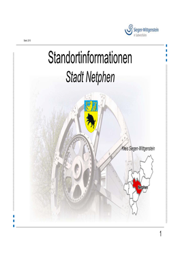 Standortinformationen Stadt Netphen