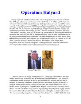 Operation Halyard