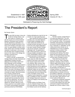 The President's Report