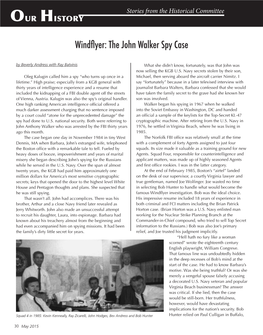 Windflyer: the John Walker Spy Case