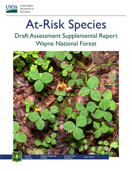 Species of Conservation Concern Process) Wayne National Forest 13700 US Highway 33 Nelsonville, OH 45764