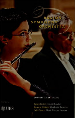 Boston Symphony Orchestra Concert Programs, Season 130, 2010-2011