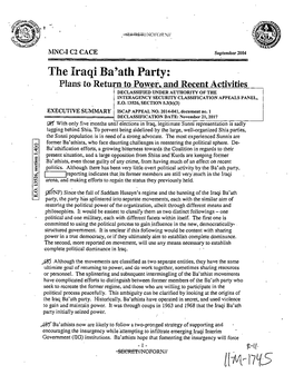 [Iraqi Ba'ath Party]