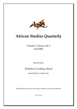 African Studies Quarterly