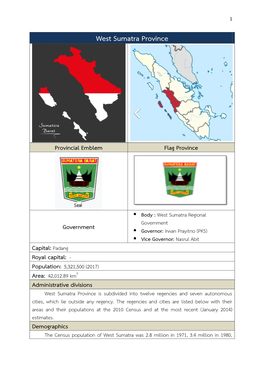 West Sumatra Province