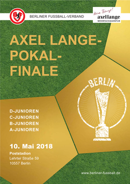 Axel Lange- Pokal- Finale