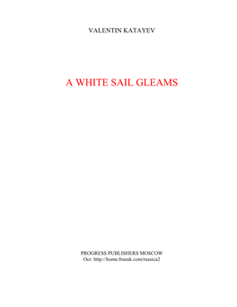 A White Sail Gleams