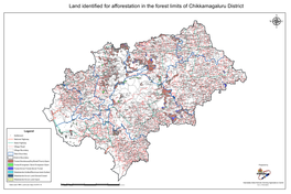 Land Identified for Afforestation in the Forest Limits of Chikkamagaluru District