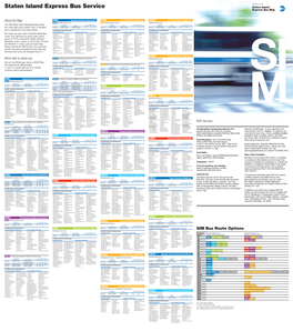 Staten Island Express Bus Service Staten Island Express Bus Map