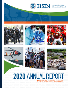 Homeland Security Information Network (HSIN) FY20 Annual Report