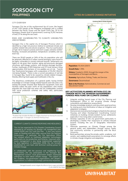 Sorsogon City Philippines Cities in Climate Change Initiative