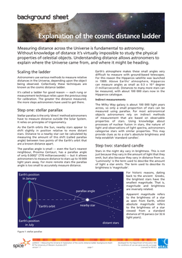 Explanation of the Cosmic Distance Ladder