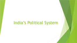 Indias-Political-System.Pdf