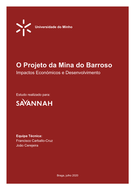 O Projeto Da Mina Do Barroso Impactos Económicos E Desenvolvimento