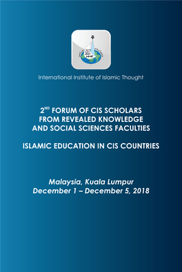 2 Forum of Cis Scholars from Revealed Knowledge And