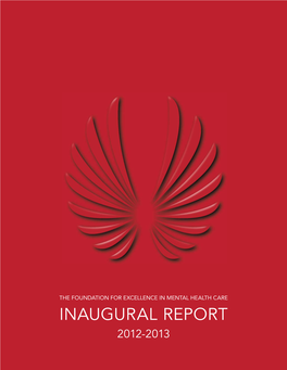 2013 Inaugural Report for Web.Indd