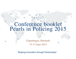 Conference Booklet Pearls in Policing 2015
