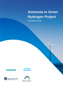 Ammonia to Green Hydrogen Project Feasibility Study