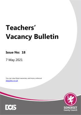 Ipost/Ipost Documents/Teaching Vacancy Bulletin No 18