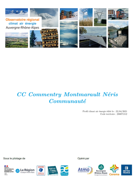 CC Commentry Montmarault Néris Communauté